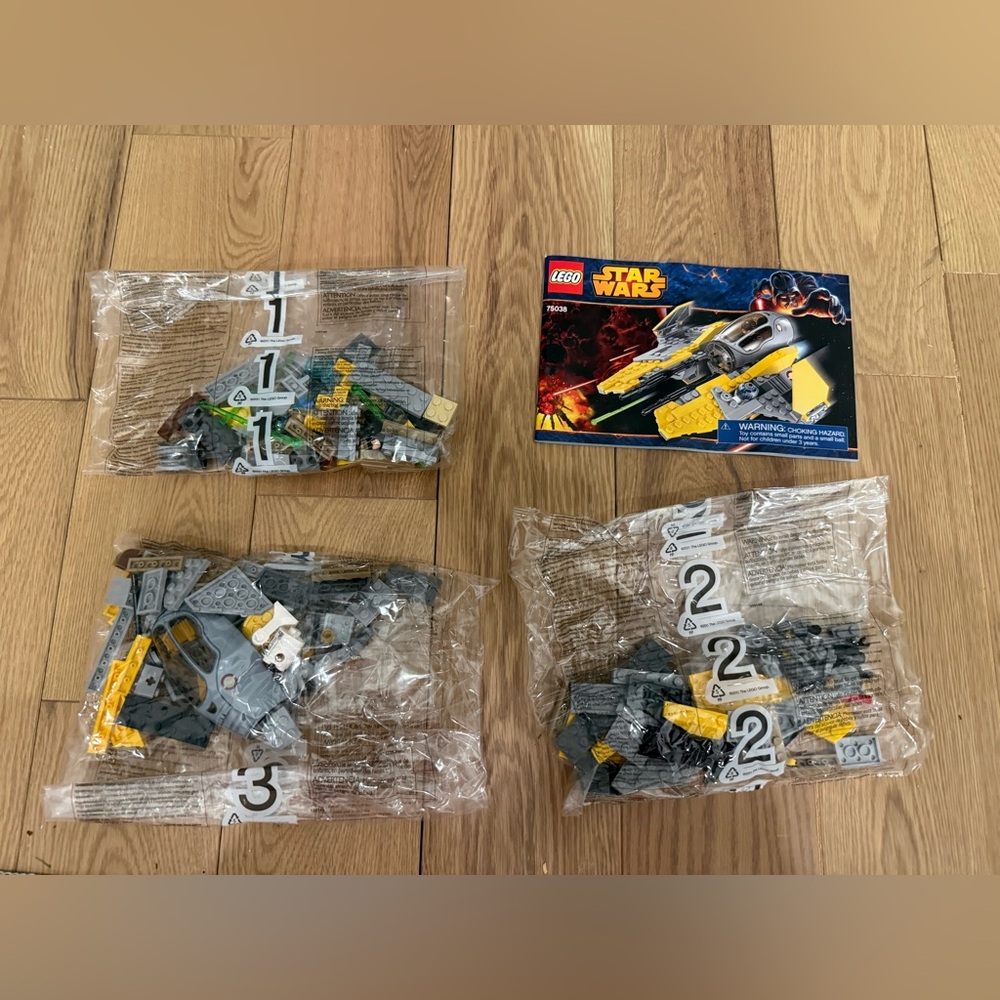 LEGO 75038 Star Wars: Jedi Interceptor Retired, New, Sealed, No Box